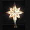 Kurt Adler 11" Lighted Capiz Bethlehem Star Christmas Gold Trim Tree Topper - Clear Lights